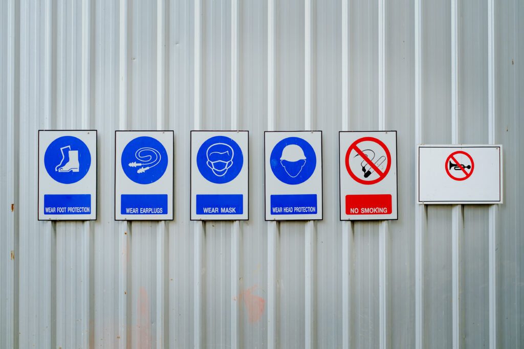 safety signs reminders